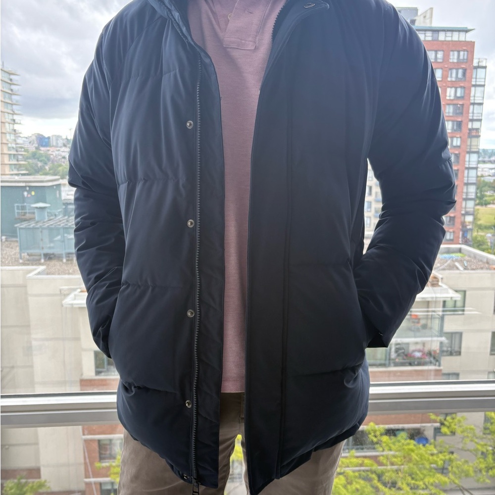Frank ans Oak Men's navy blue Puffer Jacket